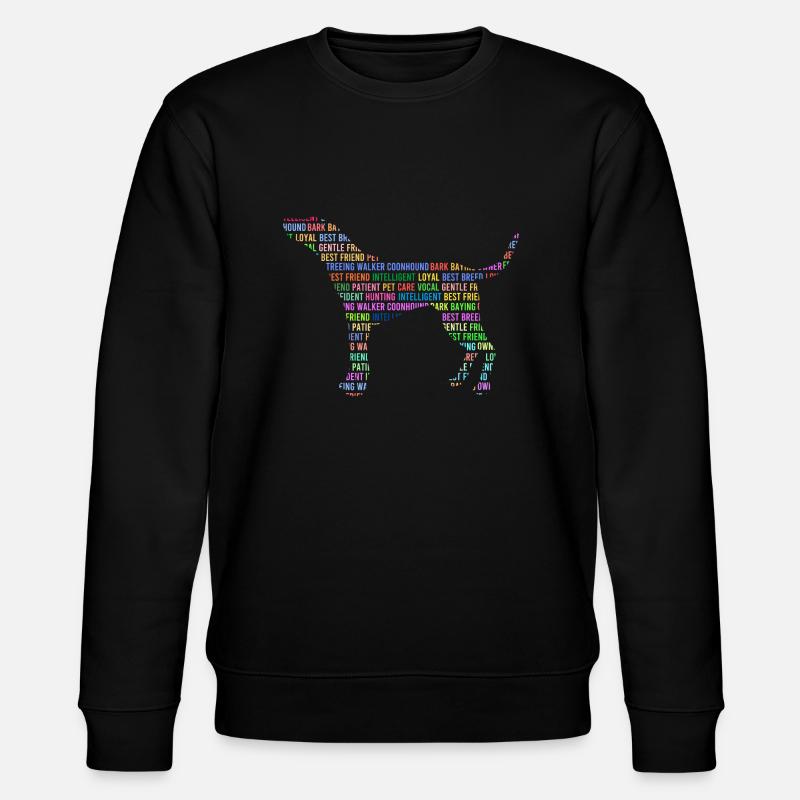Treeing Walker Coonhound - Stanley/Stella Unisex Bio-Sweatshirt CHANGER  - Schwarz