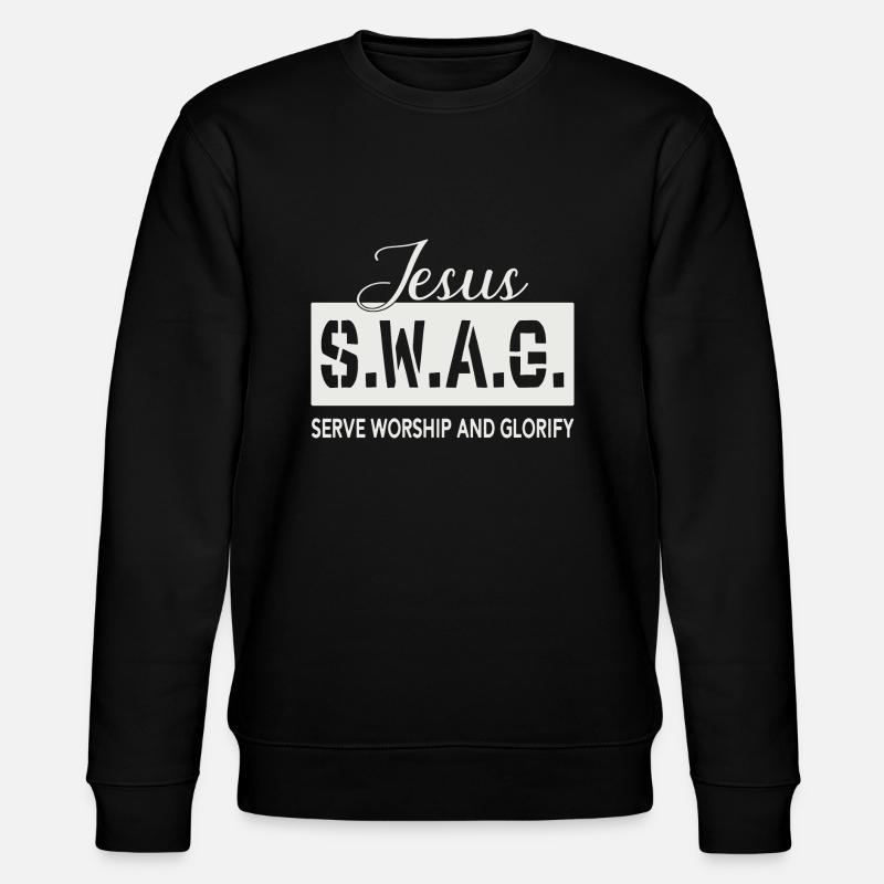 Jésus Swag - Sweat bio CHANGER Stanley/Stella Unisexe - noir