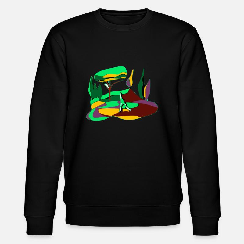 Paysage de campagnee - Sweat bio CHANGER Stanley/Stella Unisexe - noir