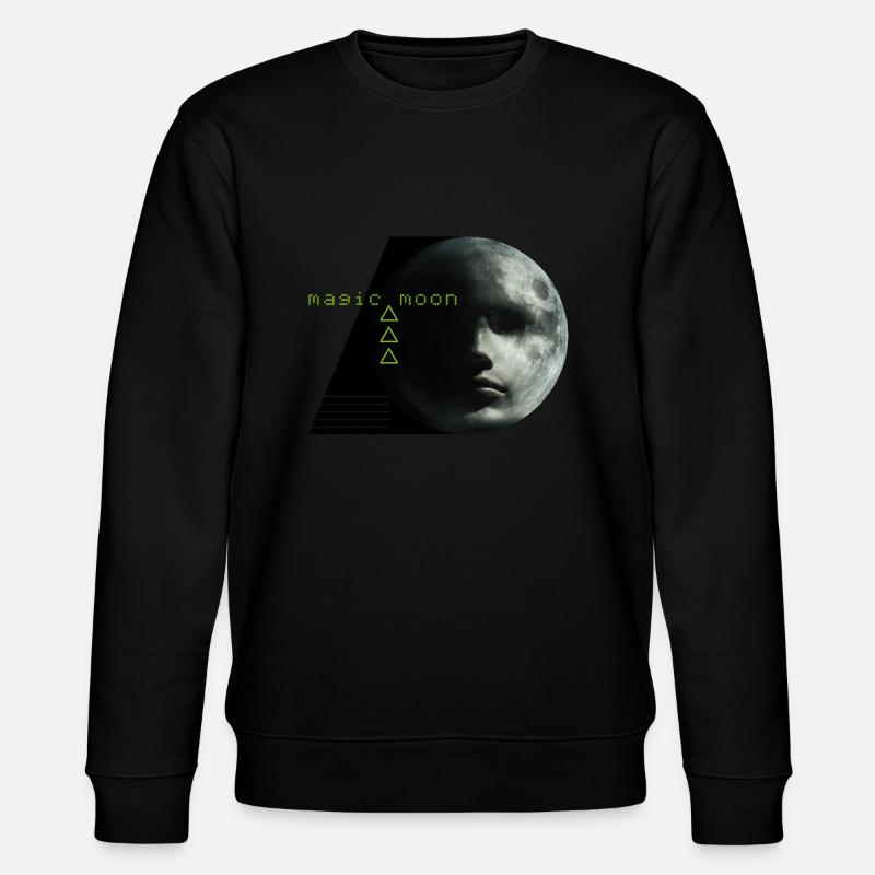 Magic Moon - Stanley/Stella CHANGER Unisex Organic Sweatshirt - black