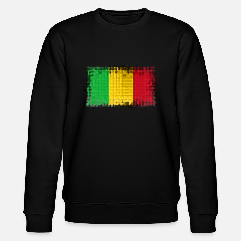 Geschenk für Mali - Stanley/Stella Unisex Bio-Sweatshirt CHANGER  - Schwarz