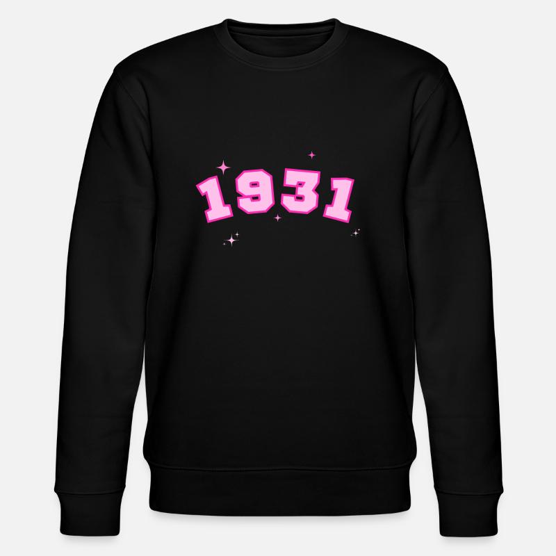 1931 rose étoile - Sweat bio CHANGER Stanley/Stella Unisexe - noir