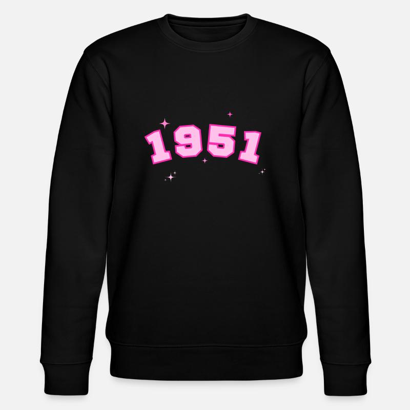 1951 Rosenstern - Stanley/Stella Unisex Bio-Sweatshirt CHANGER  - Schwarz