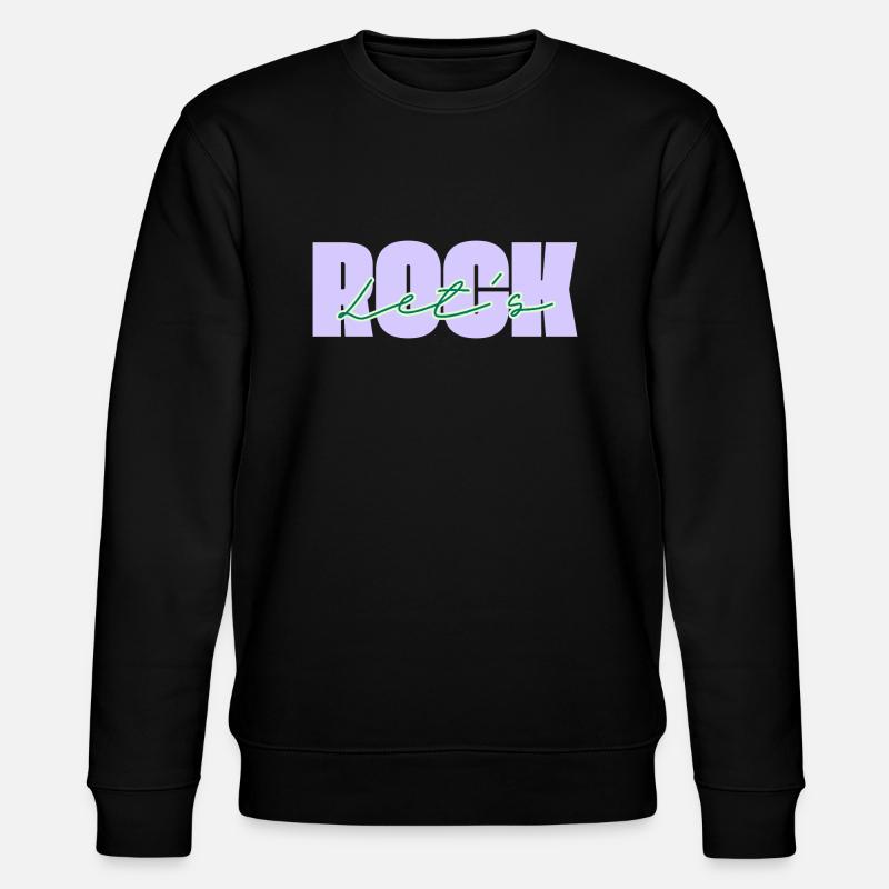 Let's Rock - Stanley/Stella Unisex Bio-Sweatshirt CHANGER  - Schwarz