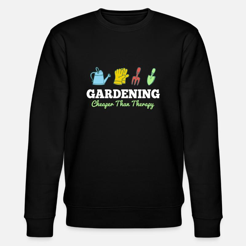 Gardening - Stanley/Stella Unisex Bio-Sweatshirt CHANGER  - Schwarz