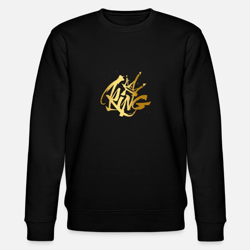 Gold King - Stanley/Stella Unisex Bio-Sweatshirt CHANGER - Schwarz