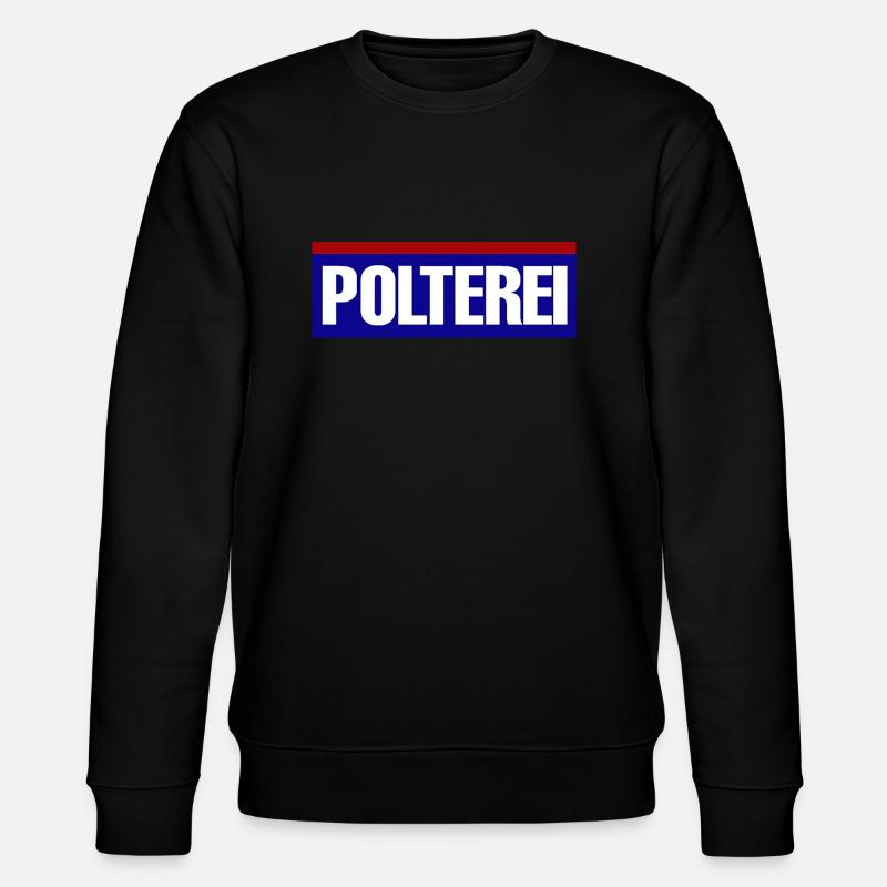 Junggesellenabschied Poltern Männer Bräutigam - Stanley/Stella Unisex Bio-Sweatshirt CHANGER  - Schwarz
