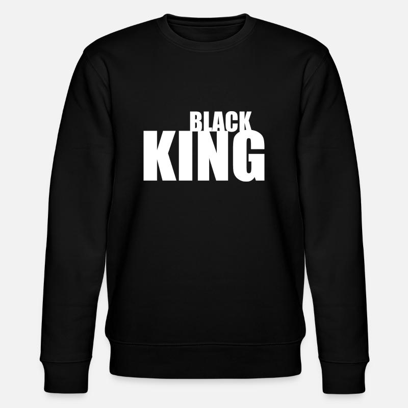 Black king - Sweat bio CHANGER Stanley/Stella Unisexe - noir