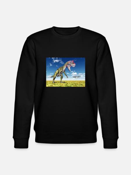 Dinosaurier Cryolophosaurus - Stanley/Stella Unisex Bio-Sweatshirt CHANGER - Schwarz