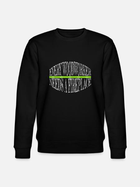 aaron carpenter tshirts lumberman statement - Stanley/Stella CHANGER Unisex Organic Sweatshirt - black