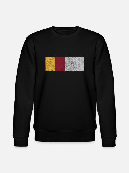 Roma Flag - Stanley/Stella CHANGER Unisex Organic Sweatshirt - black