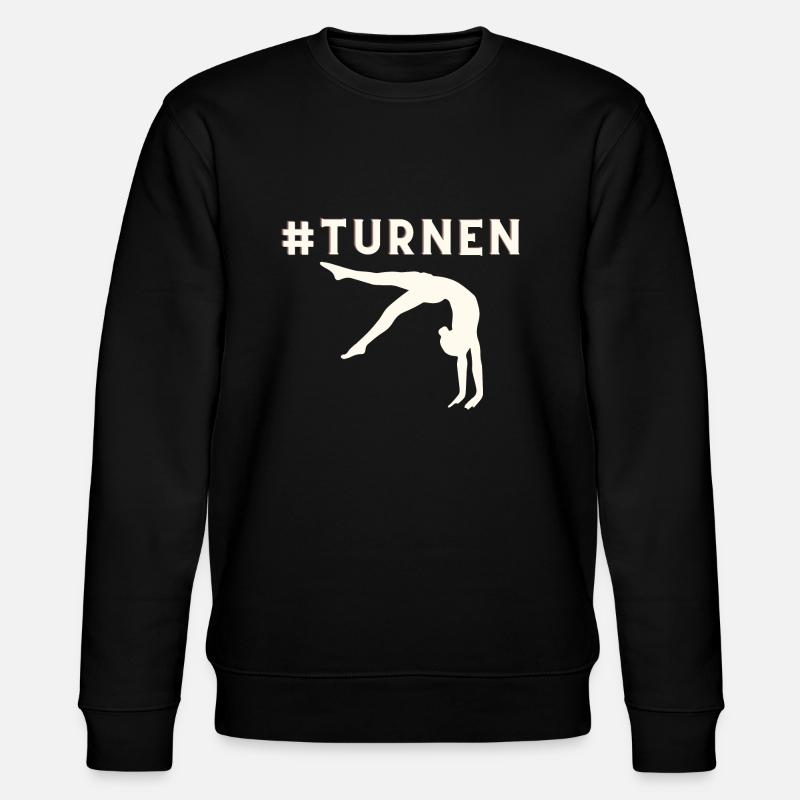 turnen - Stanley/Stella Unisex Bio-Sweatshirt CHANGER  - Schwarz