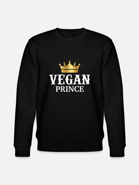 Vegan Prince - Stanley/Stella Unisex Bio-Sweatshirt CHANGER  - Schwarz