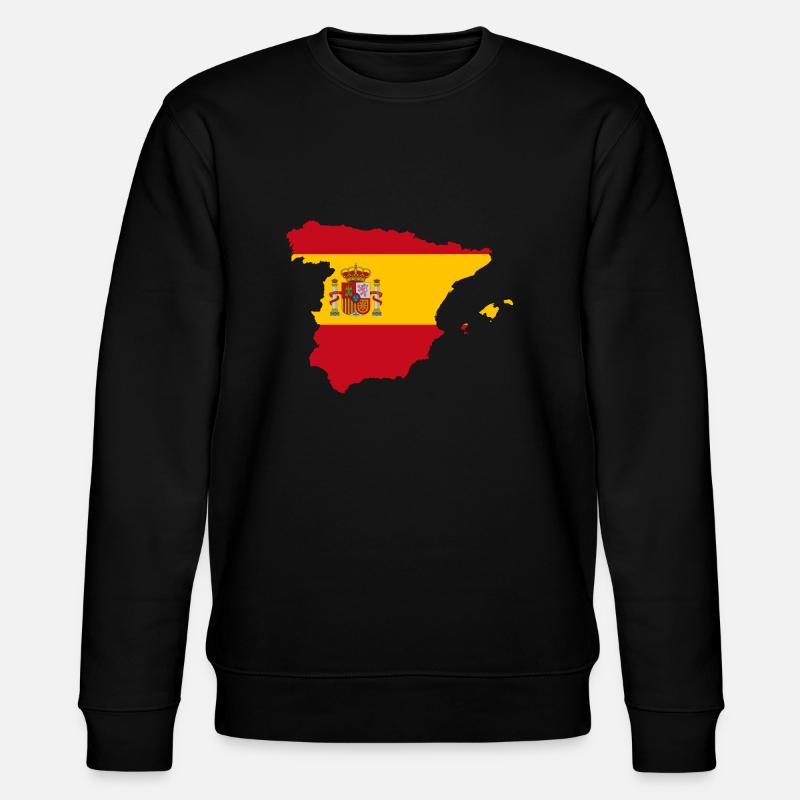 Spanien - Stanley/Stella Unisex Bio-Sweatshirt CHANGER  - Schwarz