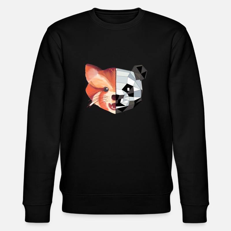 Panda 2 en 1 - Sweat bio CHANGER Stanley/Stella Unisexe - noir