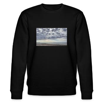 Wolken - Stanley/Stella Unisex Bio-Sweatshirt CHANGER  - Schwarz - Vorne - Nik (191cm) & Marisol (170cm)
