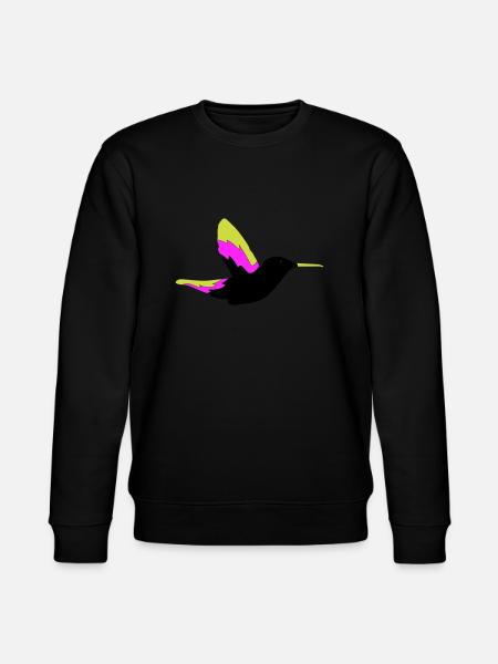 Hummingbird Bird 1 - Stanley/Stella CHANGER Unisex Organic Sweatshirt - black