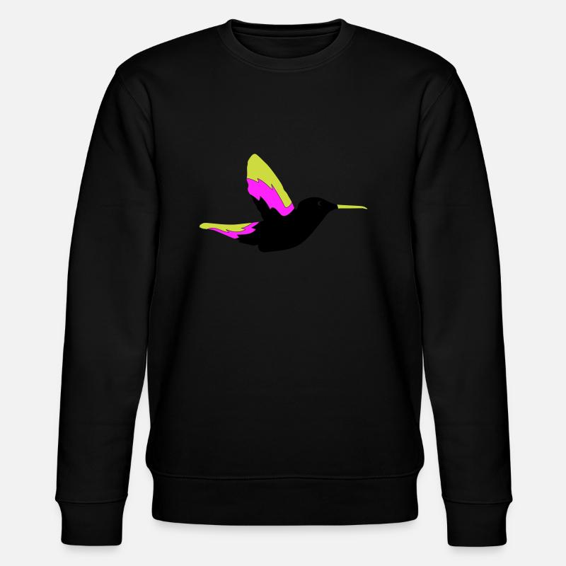 Colibri Oiseau 1 - Sweat bio CHANGER Stanley/Stella Unisexe - noir