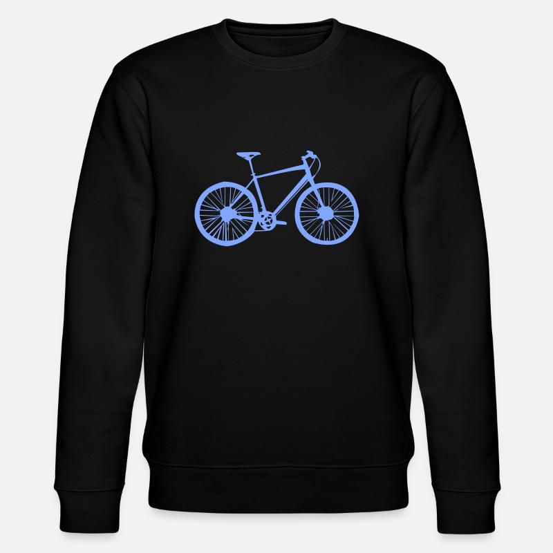 fahrrad rad - Stanley/Stella Unisex Bio-Sweatshirt CHANGER  - Schwarz