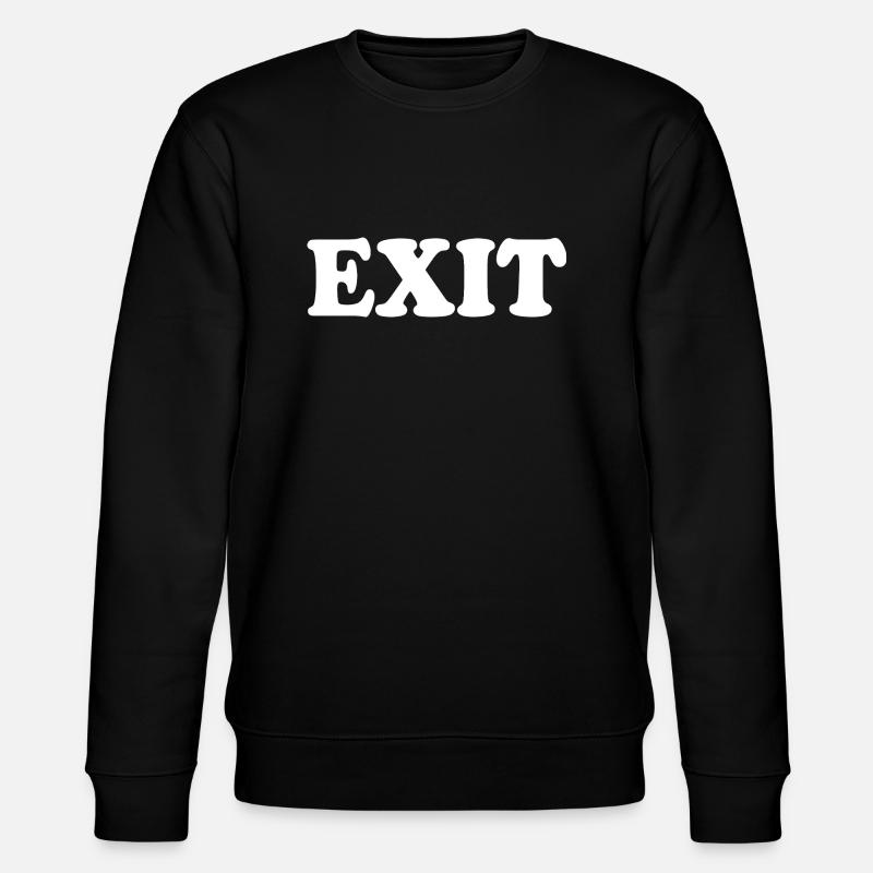 Exit - Stanley/Stella CHANGER Unisex Organic Sweatshirt - black