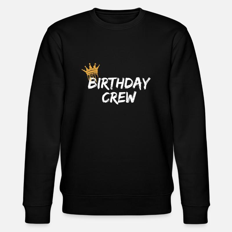 Équipe d’anniversaire - Sweat bio CHANGER Stanley/Stella Unisexe - noir