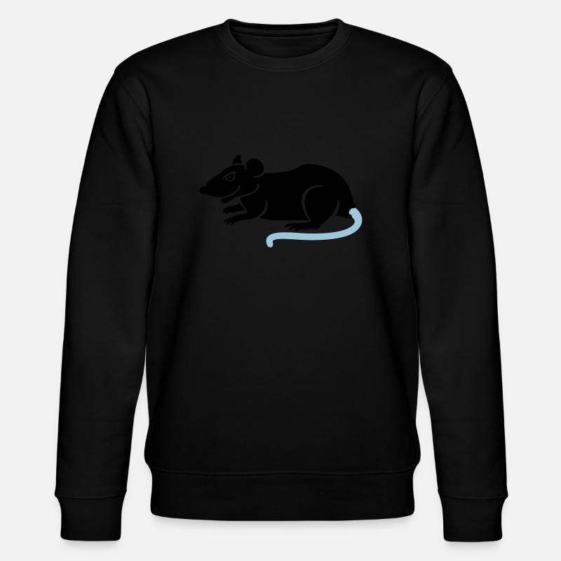 raton / rat (2c) - Sweat bio CHANGER Stanley/Stella Unisexe - noir