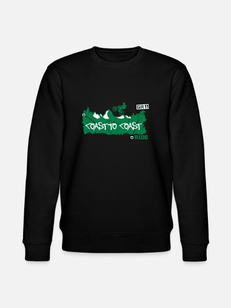 Coast to Coast Ride - Stanley/Stella CHANGER Unisex Organic Sweatshirt - black