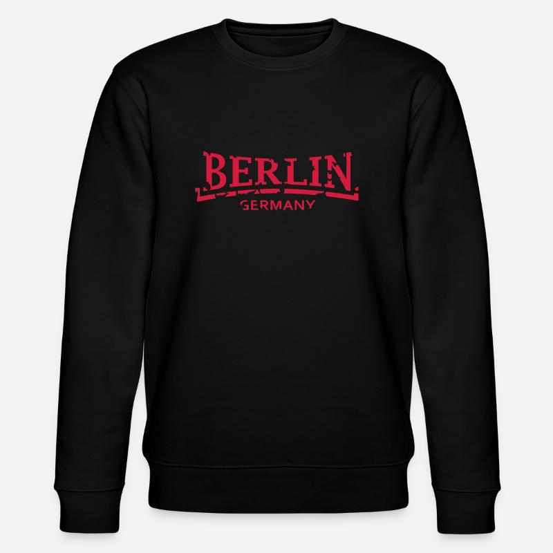 Berlin - Stanley/Stella Unisex Bio-Sweatshirt CHANGER  - Schwarz