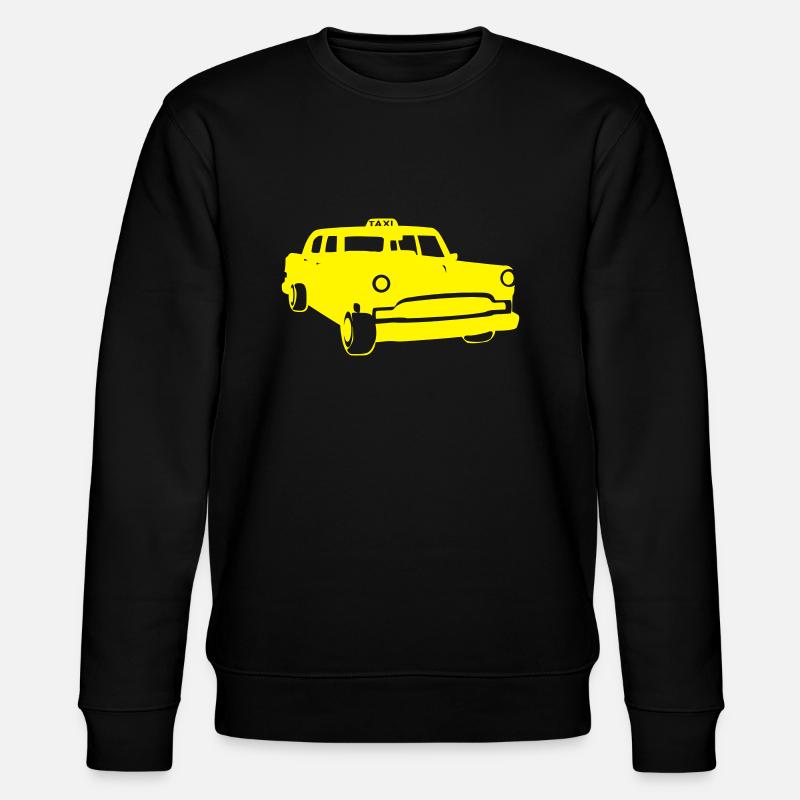 Taxi Illustration - Stanley/Stella Unisex Bio-Sweatshirt CHANGER  - Schwarz