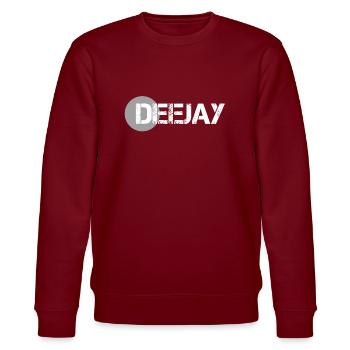 Deejay - Discjockey Edition - Stanley/Stella Unisex Bio-Sweatshirt CHANGER  - Burgunderrot - Vorne - Nik (191cm) & Marisol (170cm)