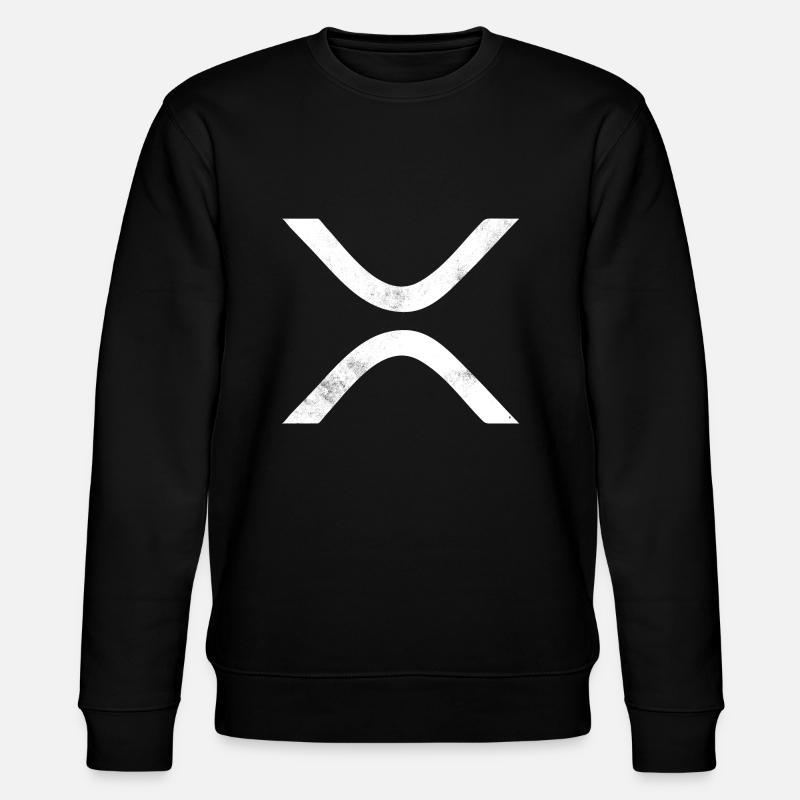 XRP RIPPLE - Stanley/Stella Unisex Bio-Sweatshirt CHANGER  - Schwarz