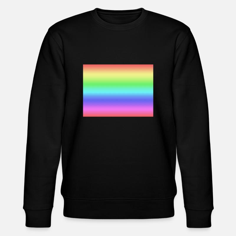 Rainbow - Stanley/Stella CHANGER Unisex Organic Sweatshirt - black