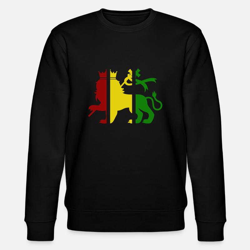 Lion de Juda - Reggae Lion - Sweat bio CHANGER Stanley/Stella Unisexe - noir