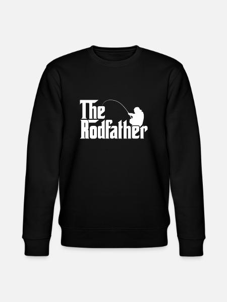 The Rodfather - Funny Fishing Dad - Stanley/Stella CHANGER Unisex Organic Sweatshirt - black