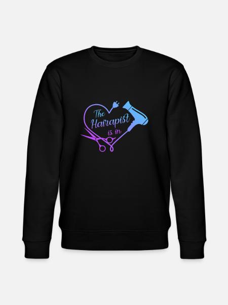 The Therapist is in - Stanley/Stella CHANGER Unisex Organic Sweatshirt - black