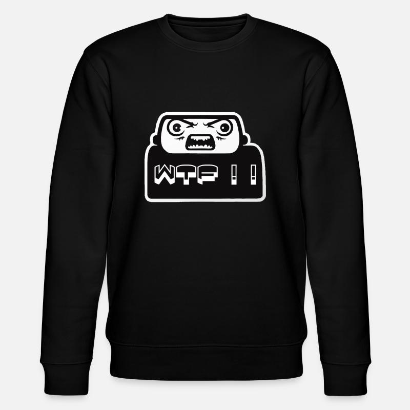 Autocollant de voiture WTF - Sweat bio CHANGER Stanley/Stella Unisexe - noir
