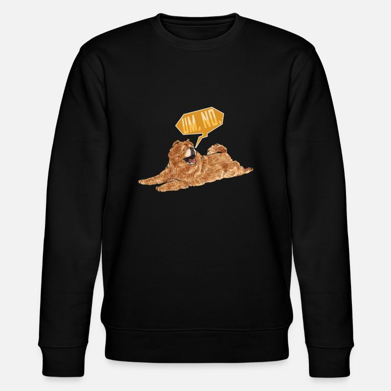 Chow Chow Hund - Stanley/Stella Unisex Bio-Sweatshirt CHANGER  - Schwarz