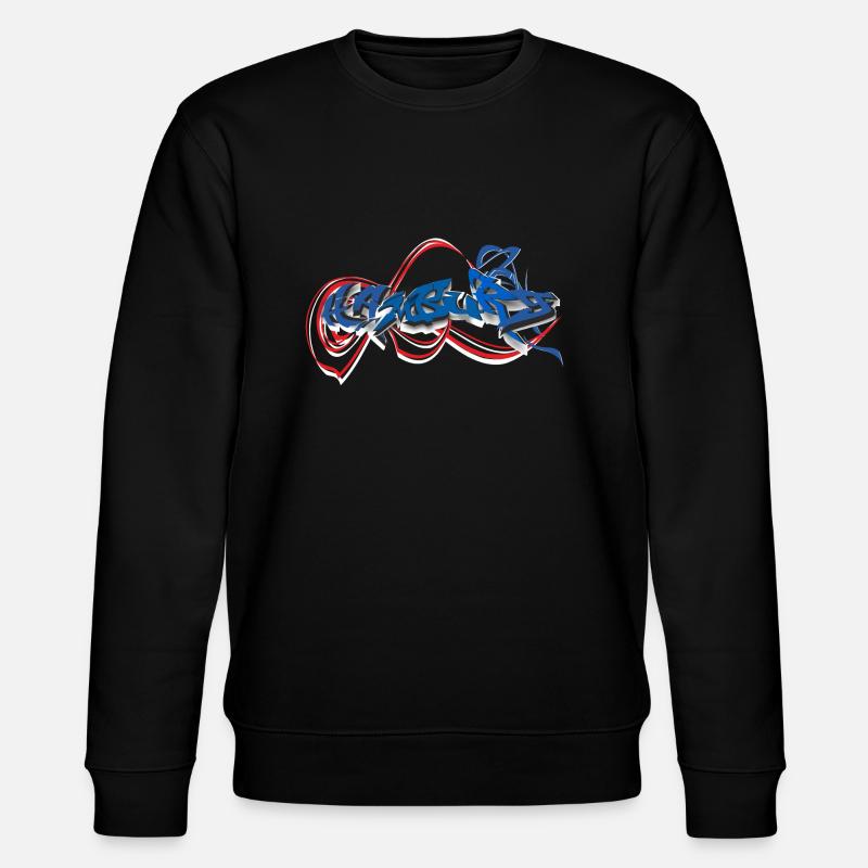 Hamburg Wildstyle - Stanley/Stella Unisex Bio-Sweatshirt CHANGER  - Schwarz