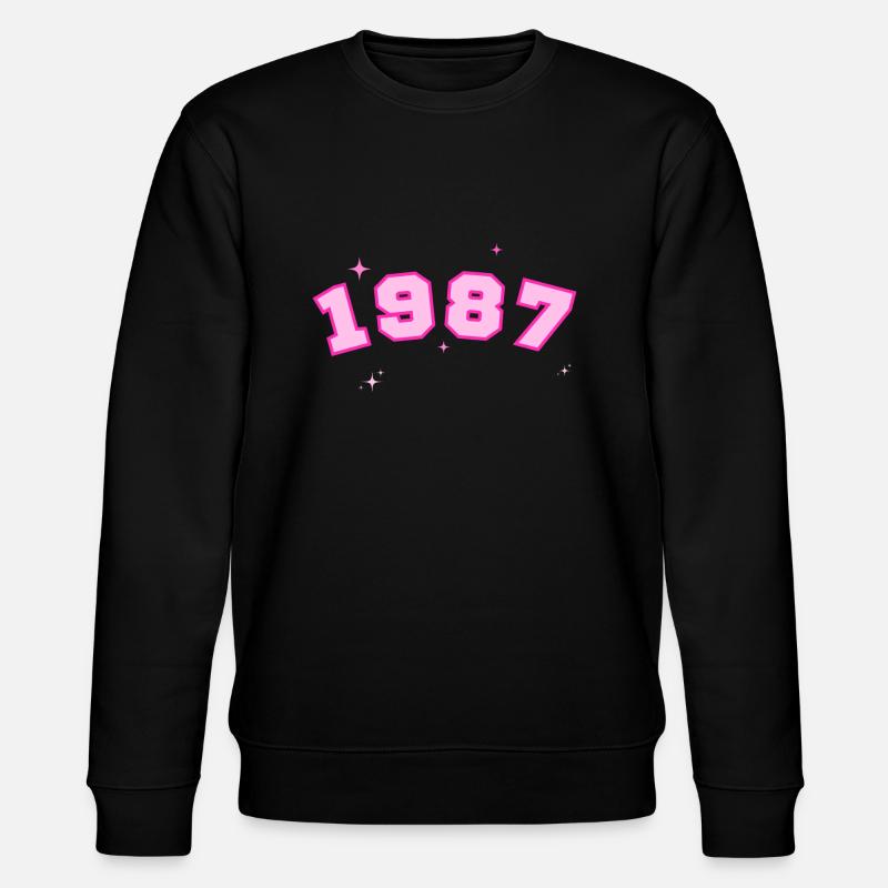 Rosenstern 1987 - Stanley/Stella Unisex Bio-Sweatshirt CHANGER  - Schwarz