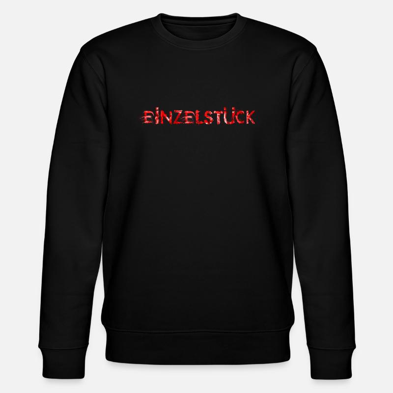 Einzelstück rot - Stanley/Stella Unisex Bio-Sweatshirt CHANGER  - Schwarz