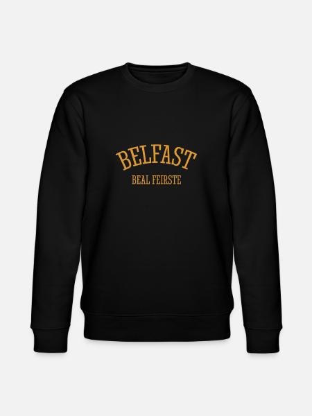 Belfast Beal Feirste North Ireland Northern Ireland - Stanley/Stella CHANGER Unisex Organic Sweatshirt - black