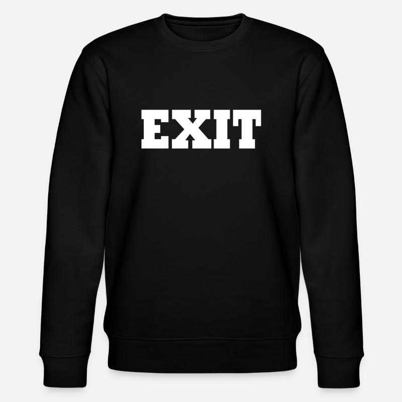 Exit - Stanley/Stella CHANGER Unisex Organic Sweatshirt - black