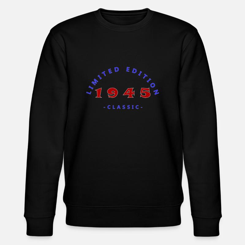 1945, édition limitée - Sweat bio CHANGER Stanley/Stella Unisexe - noir