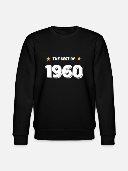 Best of 1960 - Stanley/Stella CHANGER Unisex Organic Sweatshirt - black