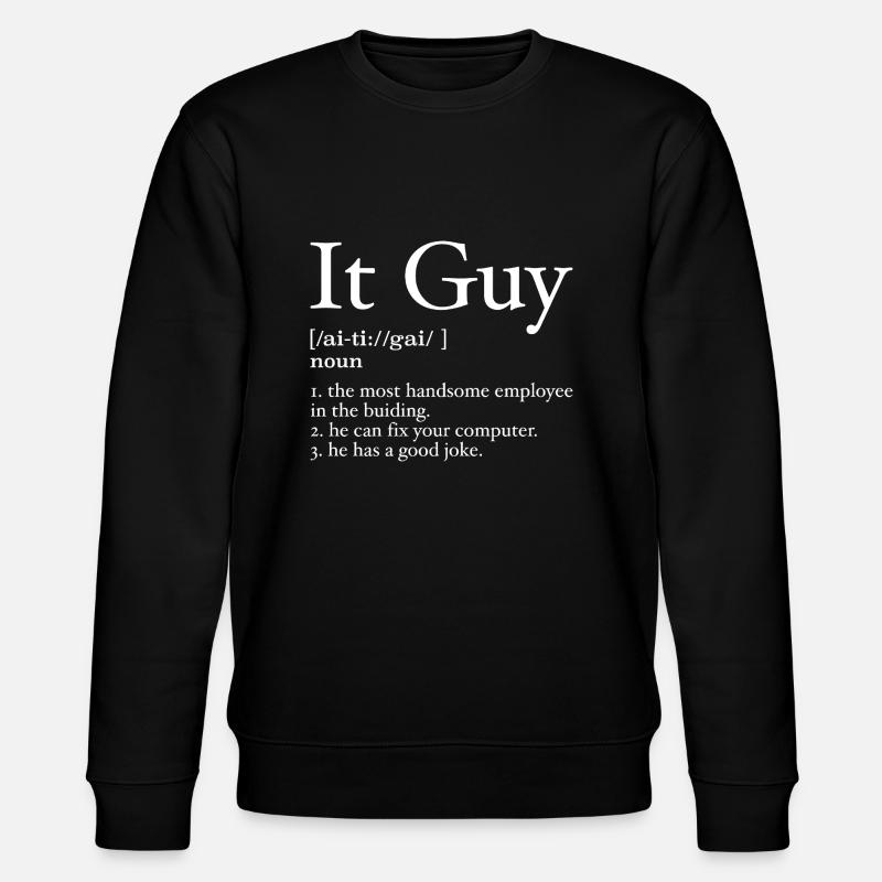 It guy definition - Stanley/Stella CHANGER Unisex Organic Sweatshirt - black