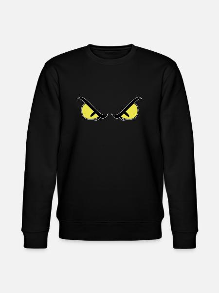 Evil eyes - Stanley/Stella CHANGER Unisex Organic Sweatshirt - black