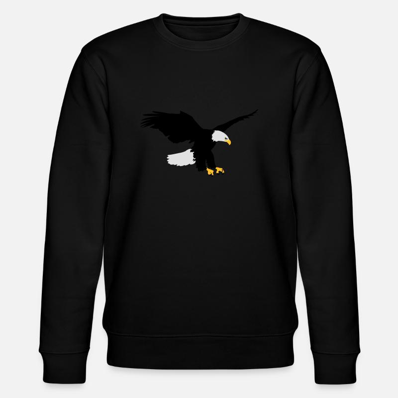 Eagle - Stanley/Stella CHANGER Unisex Organic Sweatshirt - black
