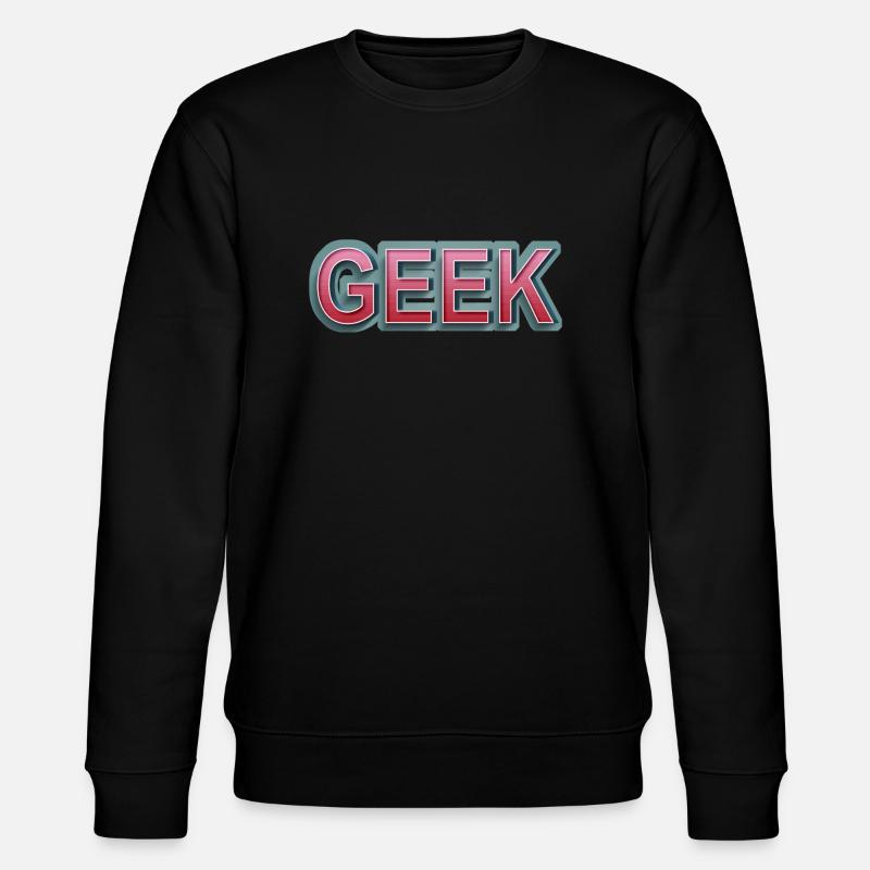GEEK bande dessinée rétro - Sweat bio CHANGER Stanley/Stella Unisexe - noir
