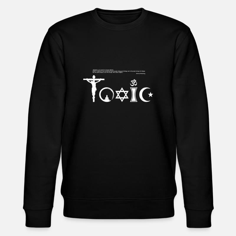 Devis Blanc Toxique - Sweat bio CHANGER Stanley/Stella Unisexe - noir