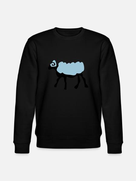 sheep_farm_animal - Stanley/Stella Unisex Bio-Sweatshirt CHANGER  - Schwarz